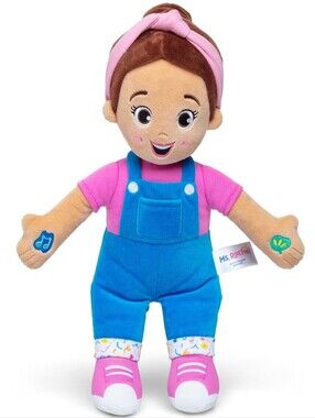 Rachel Plush Doll in Pink & Blue Outfit